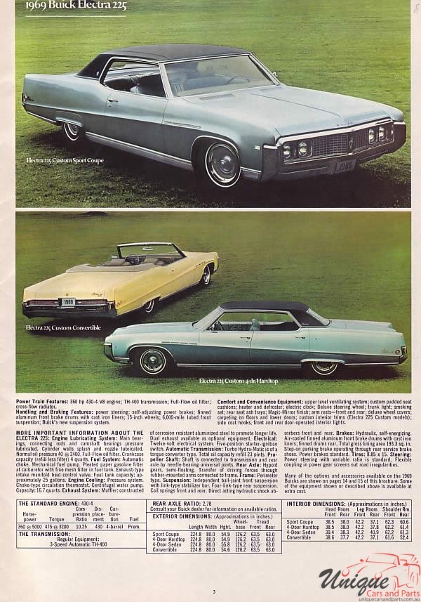 1969 Buick Car Brochure Page 7